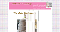 Desktop Screenshot of cakeprofessor.com